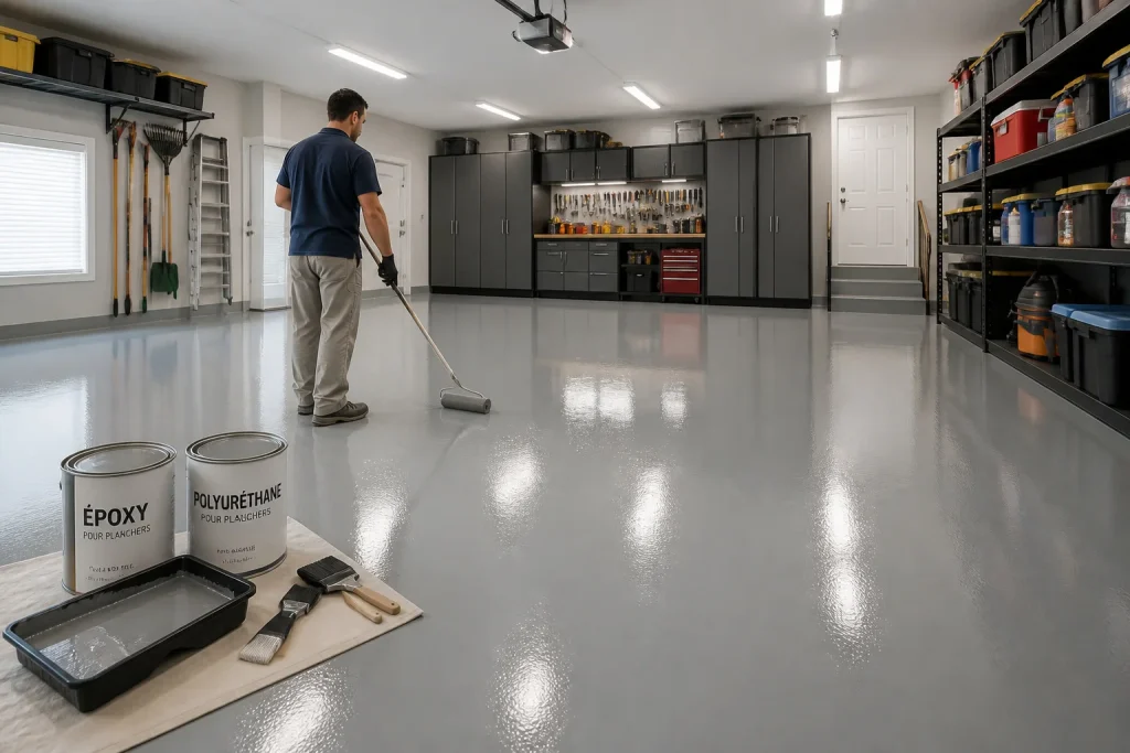 Peinture sol garage : protégez et embellissez votre espace