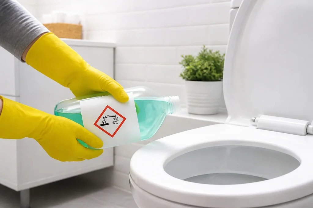 Acide chlorhydrique WC : dangers et précautions