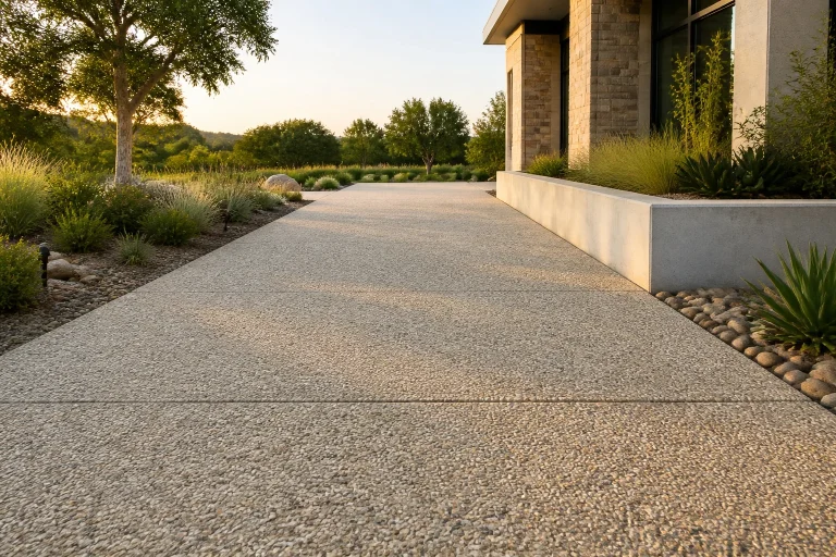 Chemin en beton desactive
