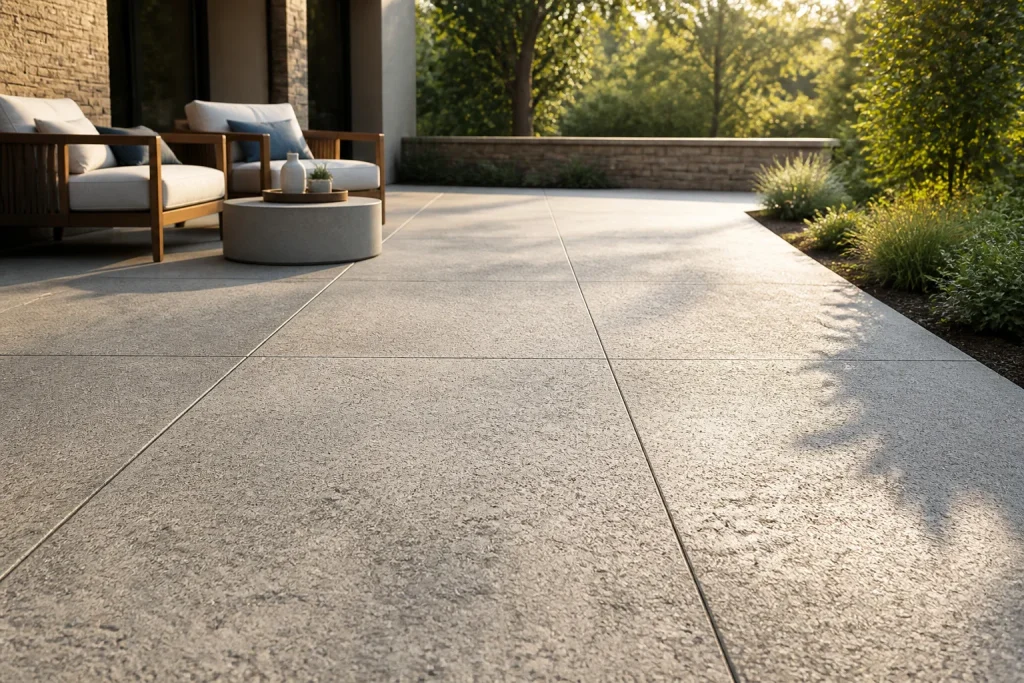 Le béton bouchardé : prix, avantages et mise en œuvre