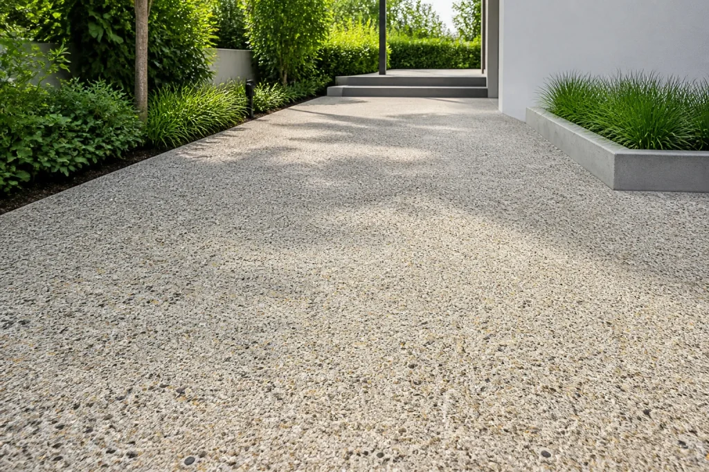 Le béton lavé : texture, pose et entretien