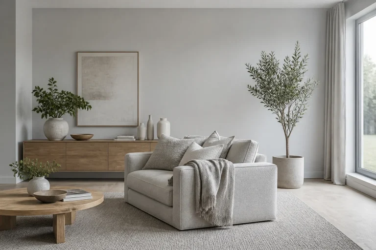 Serenite gris clair interieur moderne