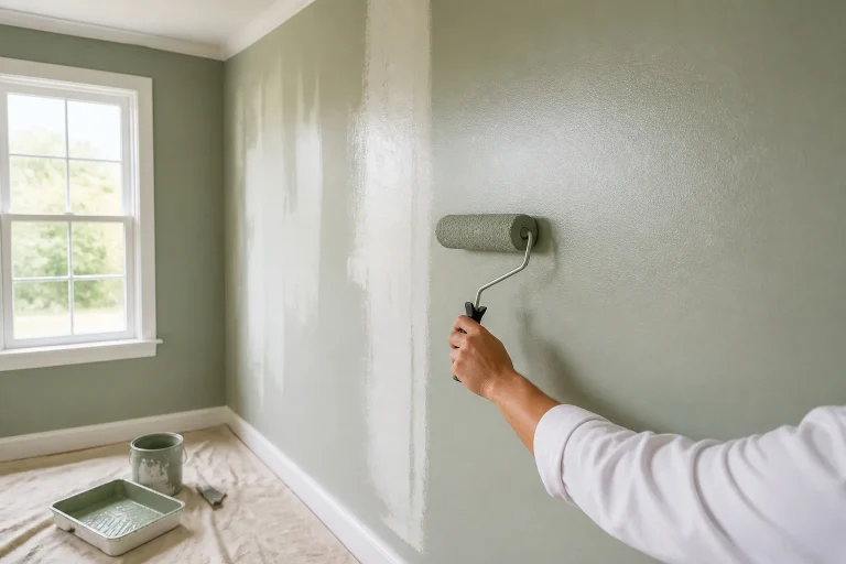 Peinture murale finition parfaite