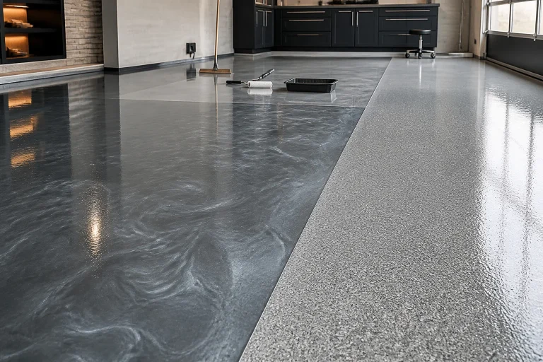 Sols en resine modernes elegance et durabilite